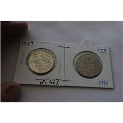 Canada Fifty Cent Coins (2)