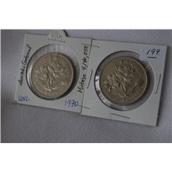 Canada One Dollar Coins (2)