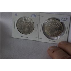 Canada One Dollar Coins (2)