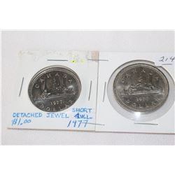 Canada One Dollar Coins (2)
