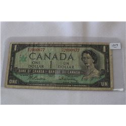 Canada One Dollar Bill (1)