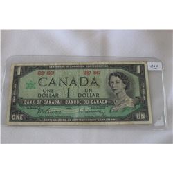 Canada One Dollar Bill (1)