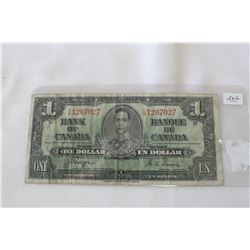 Canada One Dollar Bill (1)