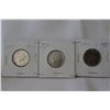Canada Twenty-five Cent Coins (3)