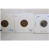 Image 1 : Canada One Cent Coins (2) & Ten Cent Coin (1)