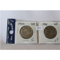 Canada Fifty Cent Coins (2)