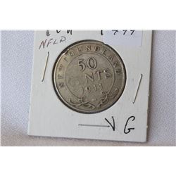Newfoundland Fifty Cent Coin (1)