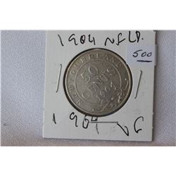 Newfoundland Fifty Cent Coin (1)