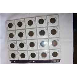 Canada Large One Cent Coins (20)