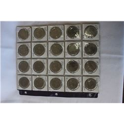 Canada One Dollar Coins (20)