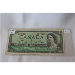 Canada One Dollar Bill (1)