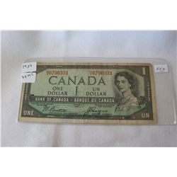 Canada One Dollar Bill (1)