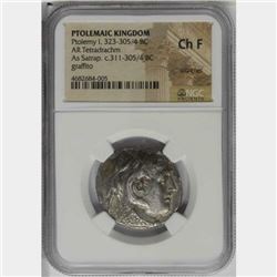 Ancient PTOLEMAIC EGYPT. Ptolemy I Soter, Tetradrachm