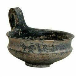 Ancient Etruscan Pottery Vessel, 4th Century BC.