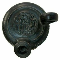 Ancient Magna Graecia Apulian Pottery Guttus with