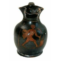 Ancient Greek Attic Pottery Oinochoe c.5th century BC.