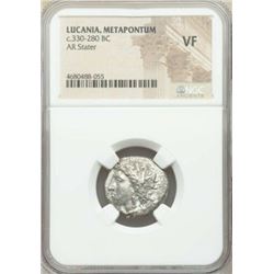 Ancient Greek LUCANIA. Metapontum. Ca. 330-280 BC. coin