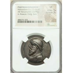 Ancient PARTHIAN KINGDOM. Mithradates II Tetradrachm