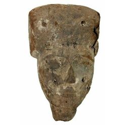 Ancient Egyptian Mummy Wood Mask c.664-332 BC.