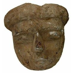 Ancient Egyptian Mummy Wood Mask c.664-332 BC.