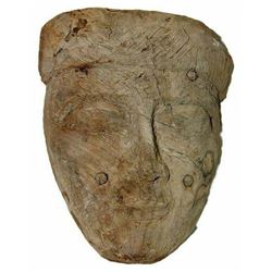 Ancient Egyptian Mummy Wood Mask c.664-332 BC.