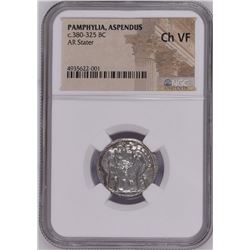 Ancient PAMPHYLIA. Aspendos. AR Stater, ca. 380/7  coin