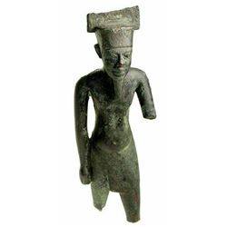 Ancient Egyptian Bronze Figure Of Amun c.664-332 BC.