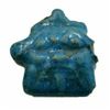 Image 1 : Ancient Egyptian Blue Faience Bes Amulet c.664-332 BC.