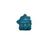 Image 2 : Ancient Egyptian Blue Faience Bes Amulet c.664-332 BC.