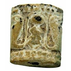 Ancient Egyptian Blue-Green Faience Plaque c.1085-715