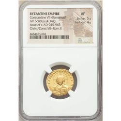 Ancient Byzantine Constantine VII Porphyrogenitus coin