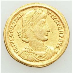 Ancient Roman Constantius II, as Augustus Gold coin