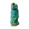 Image 1 : Ancient Egyptian Blue Faience Baboon with Hieroglyph