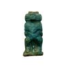 Image 5 : Ancient Egyptian Blue Faience Baboon with Hieroglyph