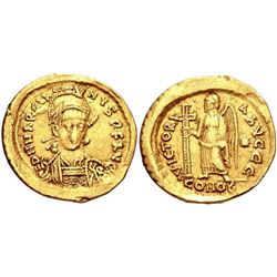 Ancient Roman Marcian. AD 450-457. AV Solidus Gold coin