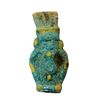 Image 1 : Ancient Egyptian Blue, Yellow Faience Bes Amulet Late