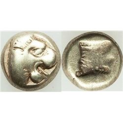 Ancient Greek LESBOS. Mytilene. C. 478-455 BC Gold coin