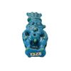Image 2 : Ancient Egyptian Blue, Yellow Faience Bes Amulet Roman