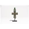 Image 2 : Ancient Byzantine Bronze Reliquary Cross c.6th century