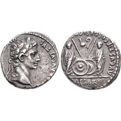 Ancient Roman Augustus. 27 BC-AD 14. AR Denarius coin