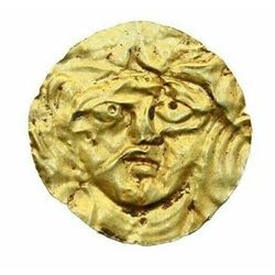 Ancient Hellenistic Gold sheet with Medusa c.1st