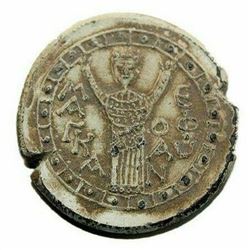 Eastern European Lead Seal with Christ c.16th century