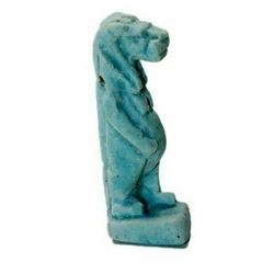 Ancient Egyptian Blue Faience Amulet Of Hippo Taweret