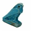 Image 1 : Ancient Egyptian Blue Faience Amulet Of Falcon god