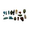 Image 2 : Lot of 15 Ancient Egyptian Faience, Stone Amulets Late