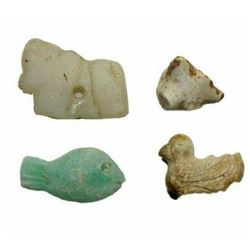 Lot of 4 Ancient Messopotamian Amulets c.6th century