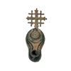 Image 2 : Ancient Byzanine Bronze Oil Lamp with Cross c.6th-8th