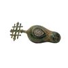 Image 4 : Ancient Byzanine Bronze Oil Lamp with Cross c.6th-8th
