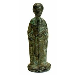 Byzanine Style Bronze Saint.