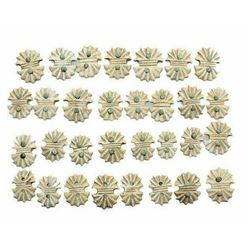 Lot of 31 Ancient Achaeminid Bone Ornaments c.5th